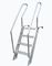 アルミ合金の海洋の搭乗梯子のスリップ防止フィートの強い反錆の彩の梯子 サプライヤー