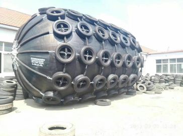 中国 横浜空気の海洋の膨脹可能なゴム製 フェンダー横に船のための直径4.5メートルの サプライヤー